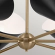 Pendul Elstead metal, negru, bronz, albE27 - ELS-KL-PHIX-6-CBB