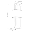Aplica de perete  Elstead metal, sticla, alama, LED, 16W, 3000K, 1469Lm - ELS-KL-SERENE-LED-W-NBR