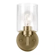 Aplica de perete  Elstead metal, sticla, alama, transparent, E27 - ELS-KL-WINSLOW-1W-NBR
