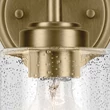 Aplica de perete  Elstead metal, sticla, alama, transparent, E27 - ELS-KL-WINSLOW-1W-NBR