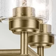 Aplica de perete  Elstead metal, sticla, alama, transparent, E27 - ELS-KL-WINSLOW-2W-NBR