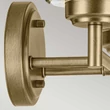 Aplica de perete  Elstead metal, sticla, alama, transparent, E27 - ELS-KL-WINSLOW-2W-NBR