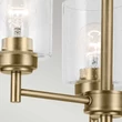 Candelabru Elstead metal, sticla, alama, transparent, E27 - ELS-KL-WINSLOW3-NBR
