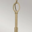 Candelabru Elstead metal, sticla, alama, transparent, E27 - ELS-KL-WINSLOW3-NBR