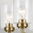 Candelabru Elstead metal, sticla, alama, transparent, E27 - ELS-KL-WINSLOW5-NBR
