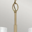 Candelabru Elstead metal, sticla, alama, transparent, E27 - ELS-KL-WINSLOW5-NBR