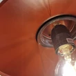 Aplica de perete exterioara Elstead metal, sticla, rosu, E27, IP44 - ELS-KLAMPENBORG-OXR