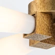 Plafoniera Elstead metal, rasina, sticla, auriu, opal, E27 - ELS-KRISTY-4P-DG-OPAL
