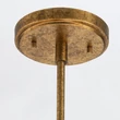 Plafoniera Elstead metal, rasina, sticla, auriu, opal, E27 - ELS-KRISTY-4P-DG-OPAL