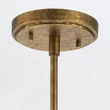 Pendul Elstead metal, rasina, sticla, auriu, opal, E27 - ELS-KRISTY-MP-DG-OPAL