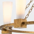 Candelabru Elstead metal, rasina, sticla, auriu, opal, E27 - ELS-KRISTY5-DG-OPAL