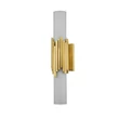 Aplica de perete de baie  Elstead metal, sticla, alama, G9, 4W, 3000K, 800Lm, IP44 - ELS-MARVELE-2WB-AB-OPAL