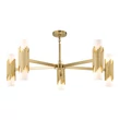Candelabru Elstead metal, sticla, alama, E14 - ELS-MARVELE10-AB-OPAL
