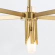 Candelabru Elstead metal, sticla, alama, E14 - ELS-MARVELE10-AB-OPAL