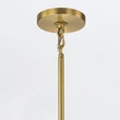 Candelabru Elstead metal, sticla, alama, E14 - ELS-MARVELE10-AB-OPAL