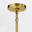 Candelabru Elstead metal, sticla, alama, opal, E14 - ELS-MARVELE6-AB-OPAL