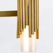 Candelabru Elstead metal, sticla, alama, opal, E14 - ELS-MARVELE8-AB-OPAL