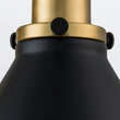 Aplica de perete  Elstead metal, negru, alama, E27 - ELS-PV1-AB-MB
