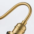 Aplica de perete  Elstead metal, negru, alama, E27 - ELS-PV1-AB-MB