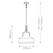 Pendul Elstead metal, sticla, alama, alabastru, E27 - ELS-QZ-BRECKEN-2P-AB-ABG