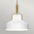 Pendul Elstead metal, sticla, alama, alabastru, E27 - ELS-QZ-BRECKEN-2P-AB-OPAL