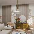 Pendul Elstead metal, sticla, alama, alabastru, E27 - ELS-QZ-BRECKEN-2P-AB-OPAL