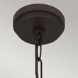 Pendul Elstead metal, sticla, bronz, alabastru, E27 - ELS-QZ-BRECKEN-2P-OZ-ABG