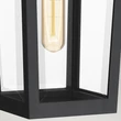 Aplica de perete exterioara Elstead metal, sticla,  negru, auriu, E27, IP44 - ELS-QZ-BUCKLEY-M-MBK