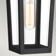 Aplica de perete exterioara Elstead metal, sticla, negru, auriu, E27, IP44 - ELS-QZ-BUCKLEY-S-MBK