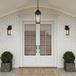 Aplica de perete exterioara Elstead metal, sticla, negru, auriu, E27, IP44 - ELS-QZ-BUCKLEY-S-MBK