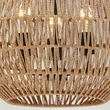 Pendul Elstead metal, franghie, bronz, natur, E27 - ELS-QZ-CASABLANCA-3P-PBZ
