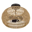 Plafoniera Elstead metal, franghie, bronz, natur, E27 - ELS-QZ-CASABLANCA-3SF-PBZ