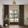 Plafoniera Elstead metal, franghie, bronz, natur, E27 - ELS-QZ-CASABLANCA-3SF-PBZ