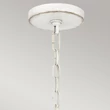 Pendul Elstead metal, rattan, alb, E27 - ELS-QZ-LINDENDALE-P-AWH