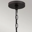 Pendul Elstead metal, rattan, bronz, E27 - ELS-QZ-LINDENDALE-P-WT