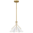 Pendul Elstead metal, alama, alb, E27 - ELS-QZ-MEJIA-1P-S-AB