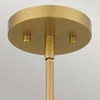 Pendul Elstead metal, alama, alb, E27 - ELS-QZ-MEJIA-1P-S-AB