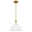 Pendul Elstead metal, alama, alb, E27 - ELS-QZ-MEJIA-1P-S-AB