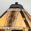 Veioza Elstead metal, sticla, bronz, multicolor, E27 - ELS-QZ-NAVAJO-TL-VB