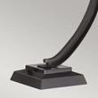 Veioza Elstead metal, sticla, bronz, galben, E27 - ELS-QZ-POMEROY-TL