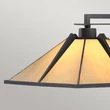 Veioza Elstead metal, sticla, bronz, galben, E27 - ELS-QZ-POMEROY-TL