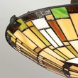 Plafoniera Elstead metal, sticla, bronz, multicolor, E27 - ELS-QZ-REED-F-VB