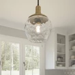 Pendul Elstead metal, sticla, franghie, negru, transparent,  - ELS-QZ-ROYER-1P-MBK