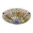 Plafoniera Elstead metal, sticla, bronz, multicolor, E27 - ELS-QZ-WATKINS-F-VB