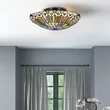 Plafoniera Elstead metal, sticla, bronz, multicolor, E27 - ELS-QZ-WATKINS-F-VB