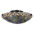 Plafoniera Elstead metal, sticla, bronz, multicolor, E27 - ELS-QZ-WATKINS-F-VB