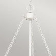 Pendul Elstead metal, franghie, alb, maro, E27 - ELS-QZ-WAYLON-4P-AWH