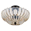 Plafoniera Elstead metal, sticla, negru, maro, chihlimbar, E14 - ELS-QZ-WHITECAP-SF-M