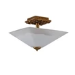 Plafoniera Elstead metal, sticla, auriu, opal, E27 - ELS-STAR-F-S-DG