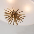 Pendul Elstead metal, sticla, auriu, opal, E14 - ELS-STARING-3P-DG-OPAL